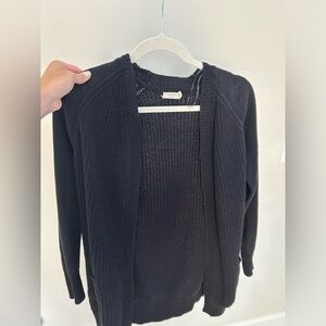 Black cardigan pockets